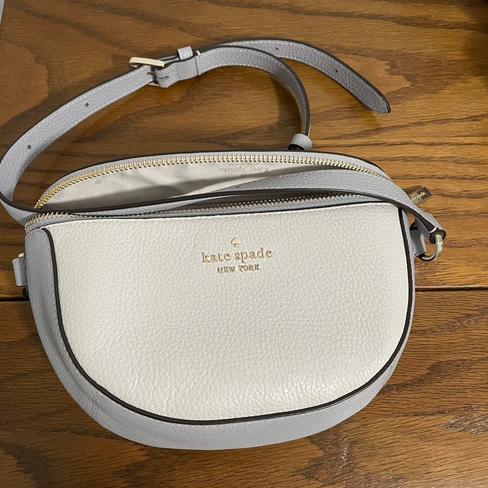 Kate Spade Cream Bag with Gold Accents